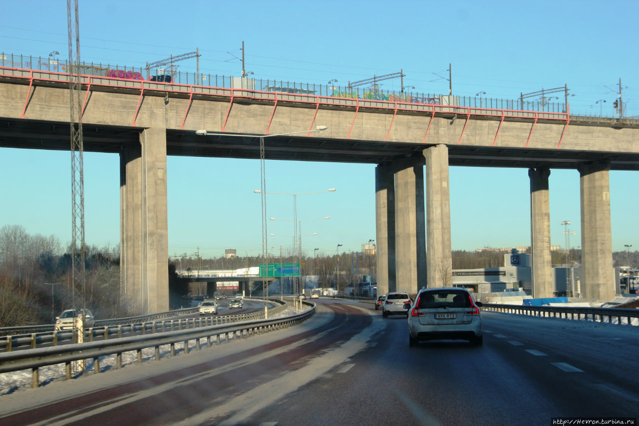 железнодорожный мост Швеция