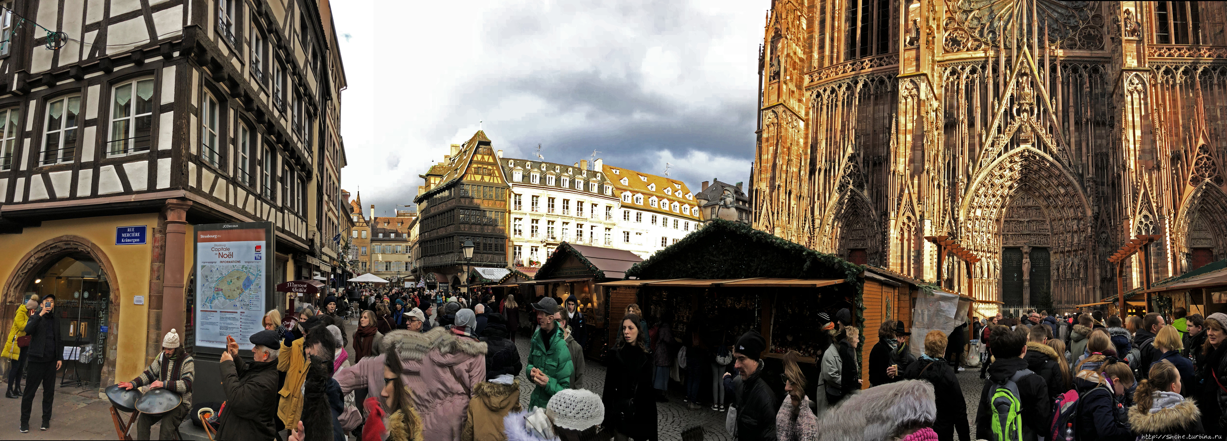 Площадь Кафедраль Страсбург, Франция