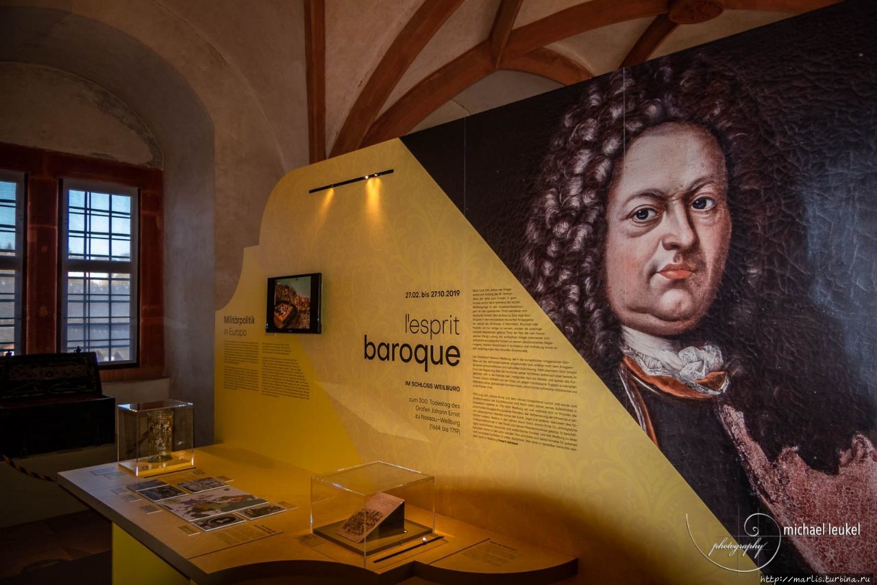 Выставка „l’esprit baroque im Schloss Weilburg“. foto Internet Вайльбург, Германия