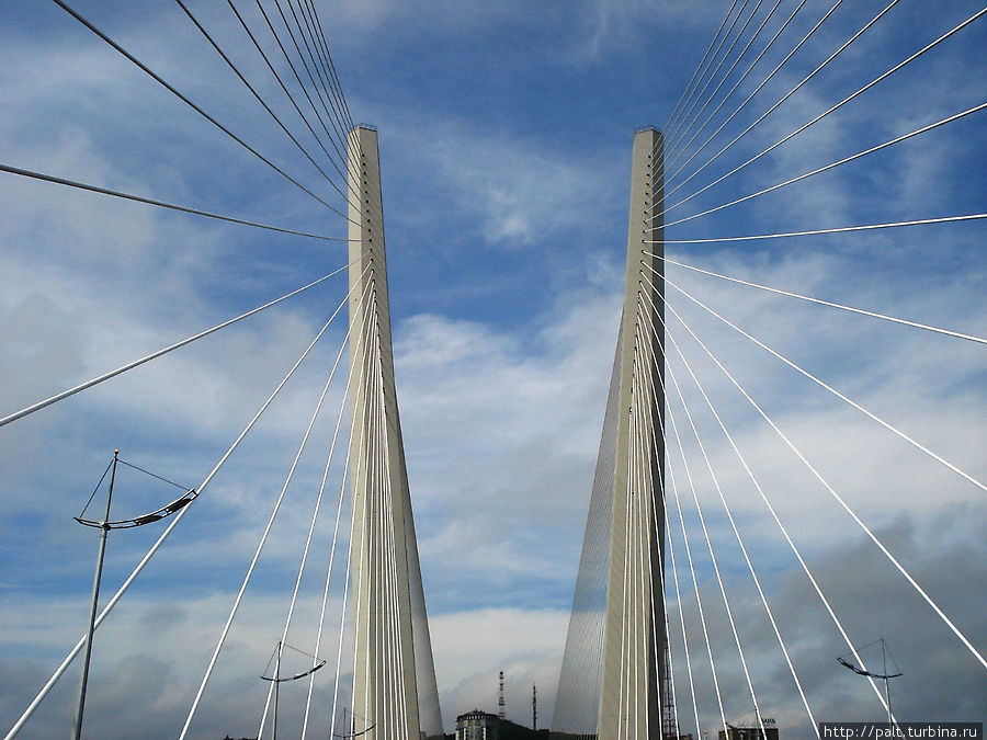 Мост через Золотой Рог открыт! Владивосток, Россия