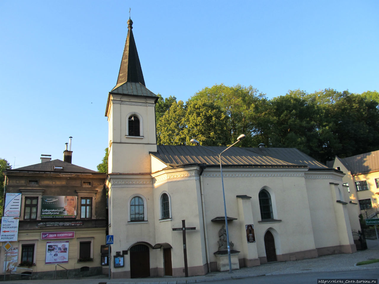 Cieszyn — город разделенный границей Цешин, Польша