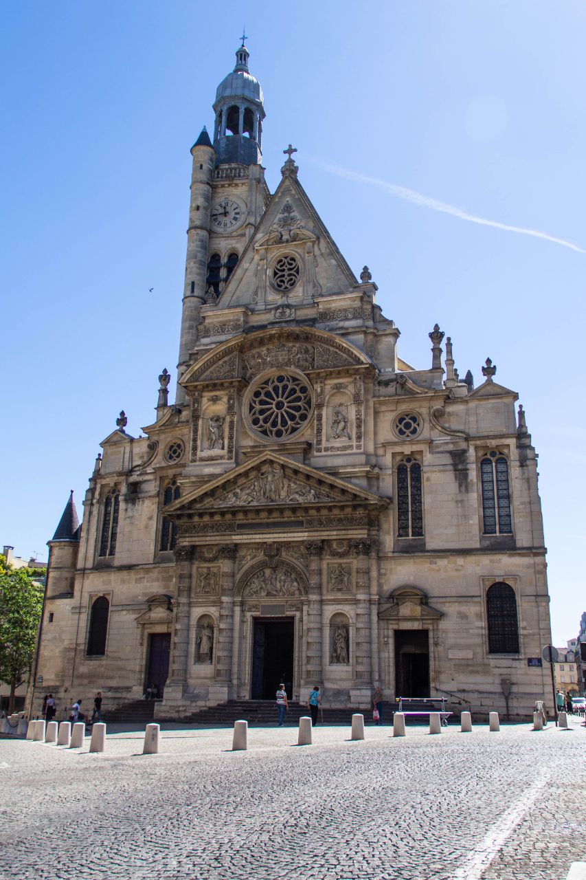 Париж. Церковь Сент-Этьен-дю-Мон Париж, Франция