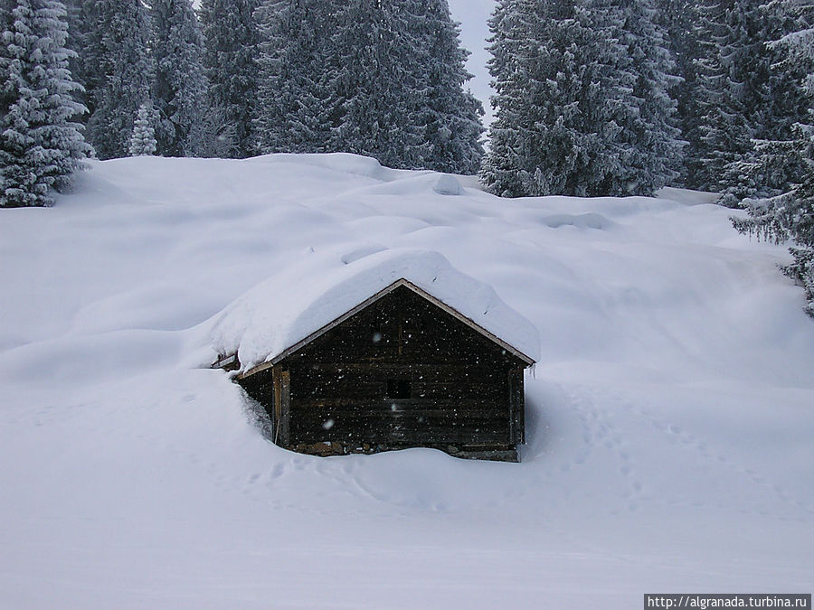 Снежная Швейцария Кантон Санкт-Галлен, Швейцария