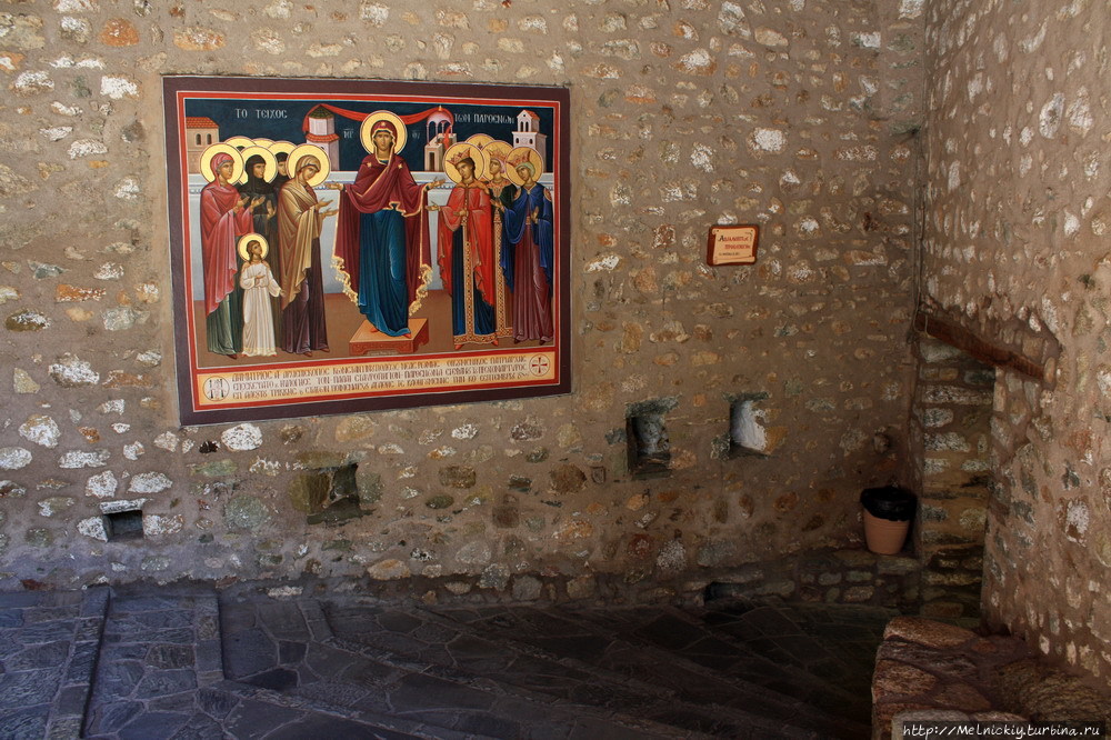 Монастырь Святой Варвары-Русану Монастыри Метеоры, Греция