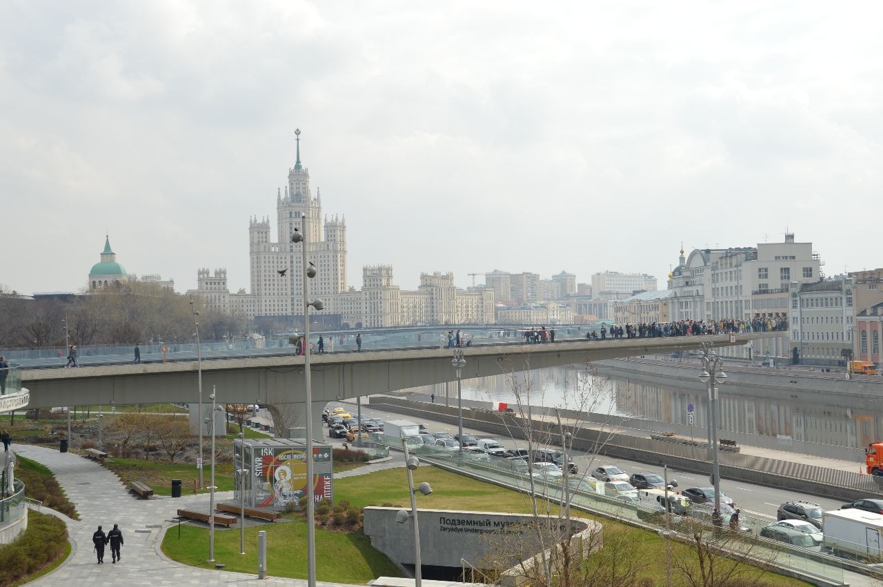 Парящий мост Москва, Россия