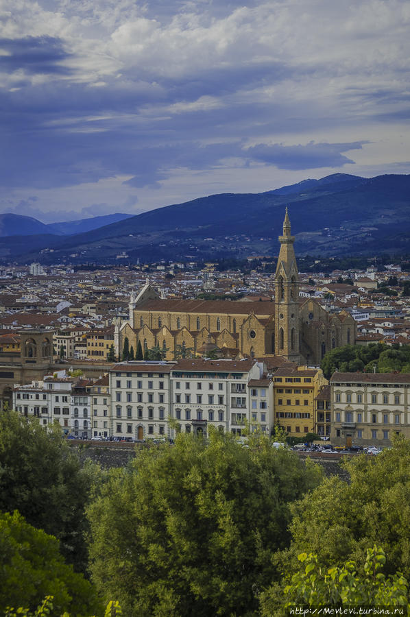 Италия, Флоренция. Площадь Микеланджело Флоренция, Италия