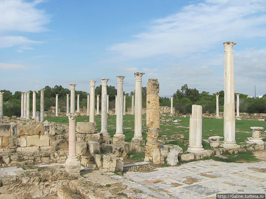 гимназиум с мраморными колоннами Фамагуста, Турецкая Республика Северного Кипра