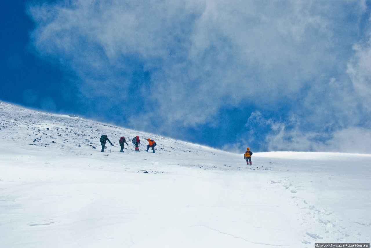 Первый казахстанец на самом высоком вулкане мира Вулкан Охос-де-Саладо (6,893м), Чили