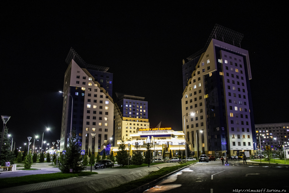 арбат алматы ночью