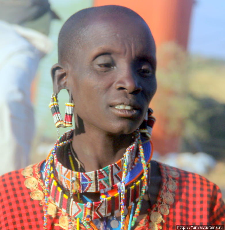 Женщина из племени Масаи Кения