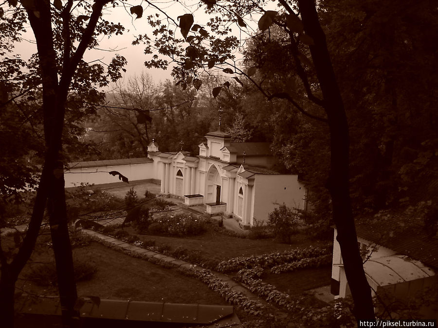 Святогорский микс в сепии Славянск, Украина
