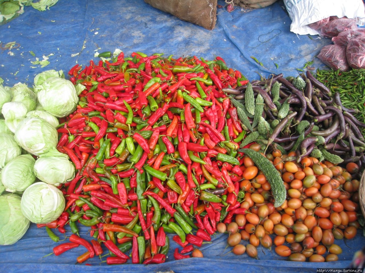 Восрексный рынок в Вангди Вангди-Пходранг, Бутан