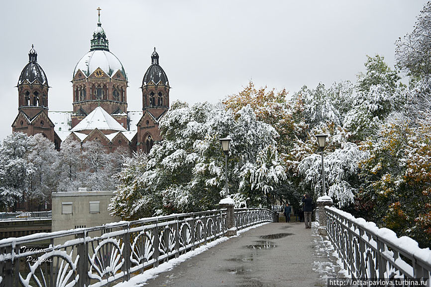 Зимняя осень в Мюнхене Мюнхен, Германия