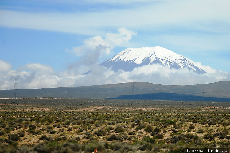 Вулкан Мисти. Дорога на А