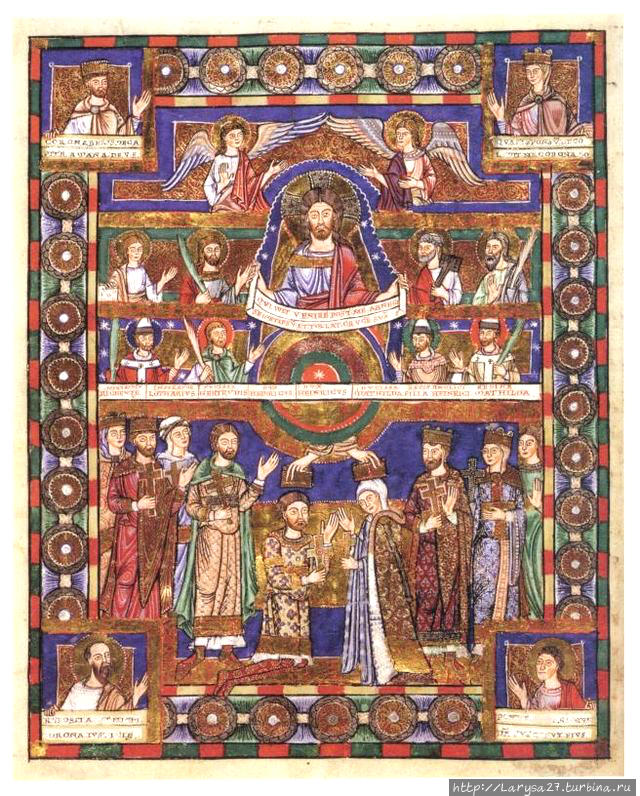 Евангелие Генриха Льва. XII в. Вольфенбюттель, Германия
