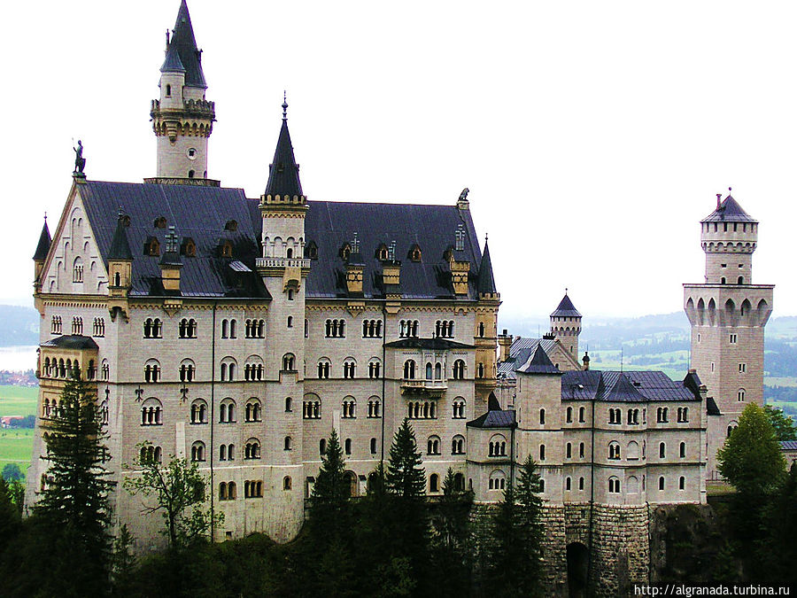 Самый фотогеничный замок Германии Фюссен, Германия