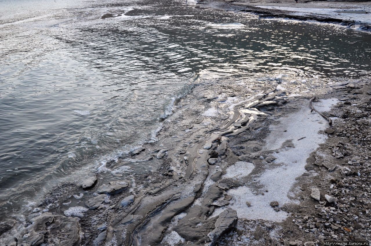 Зимнее купание в Мертвом море Мертвое море, Израиль