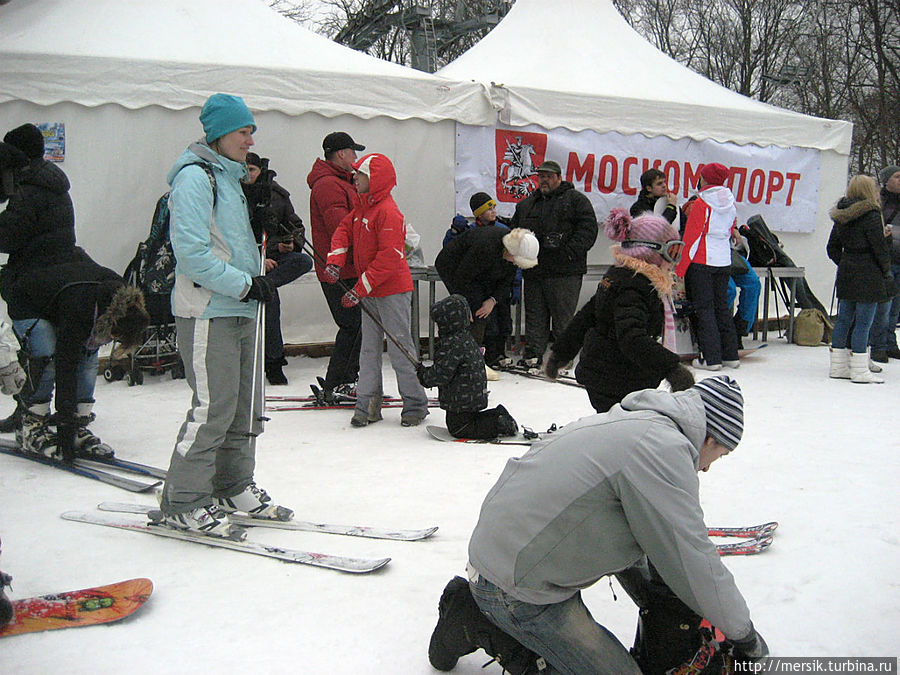 Горнолыжный праздник на Воробьёвых горах Москва, Россия
