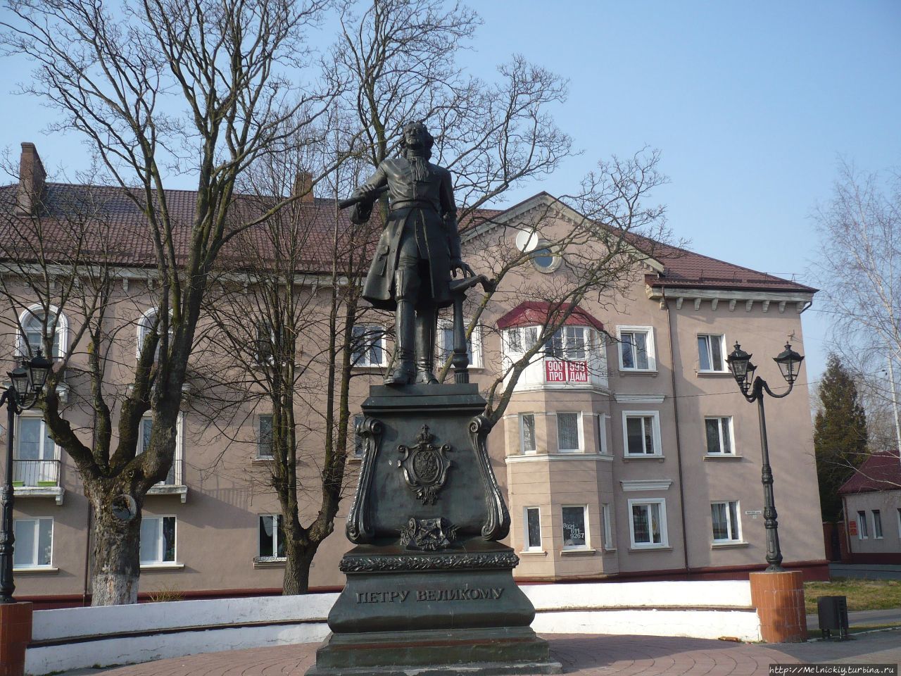Памятник Петру I Балтийск, Россия