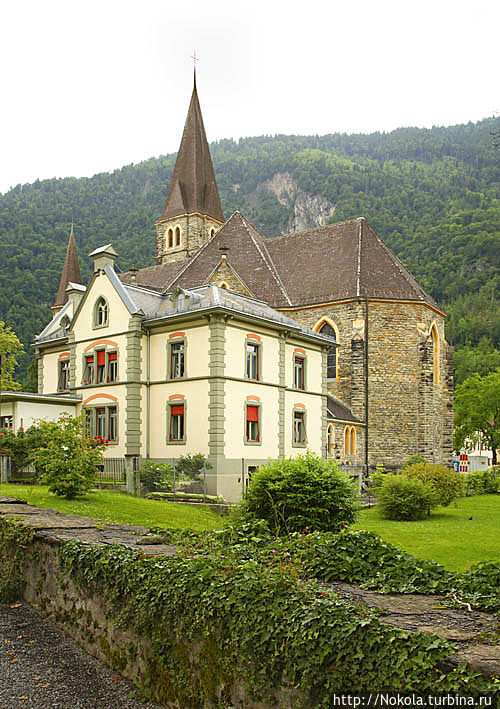 Замковая церковь-Шлосскирхе Интерлакен, Швейцария
