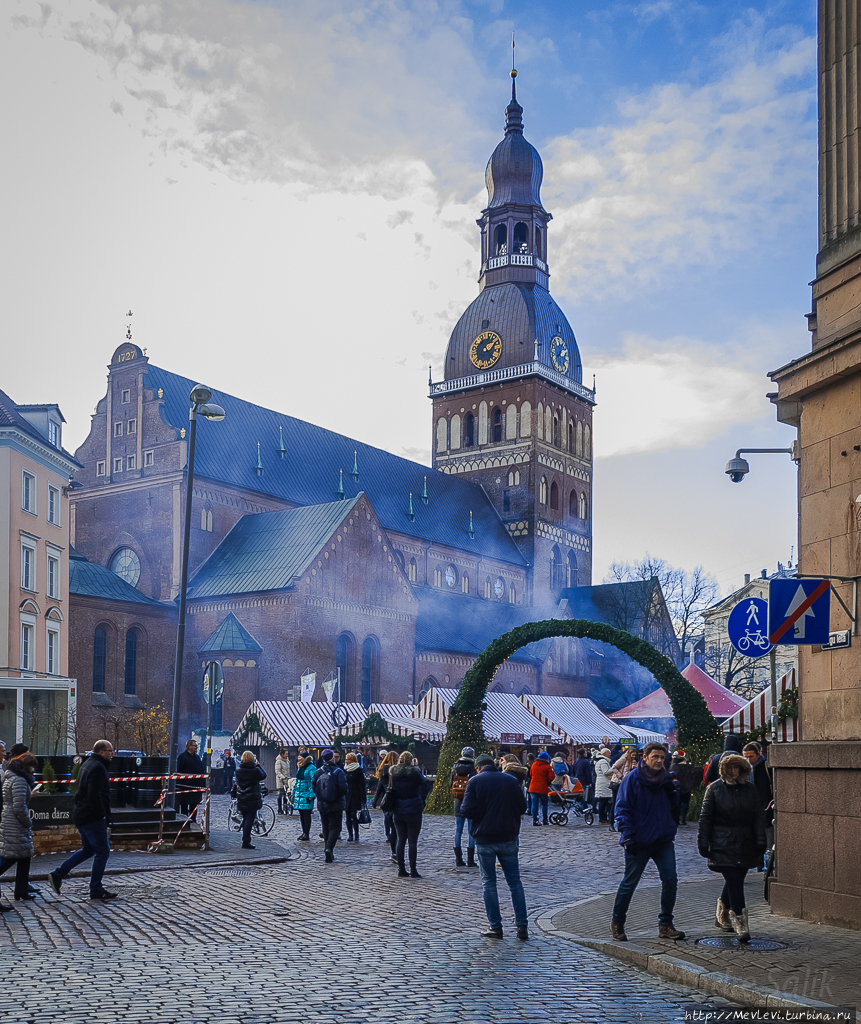 Перед Рождеством в Риге Рига, Латвия