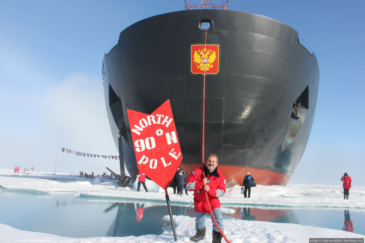 На Северный полюс на атомном ледоколе 