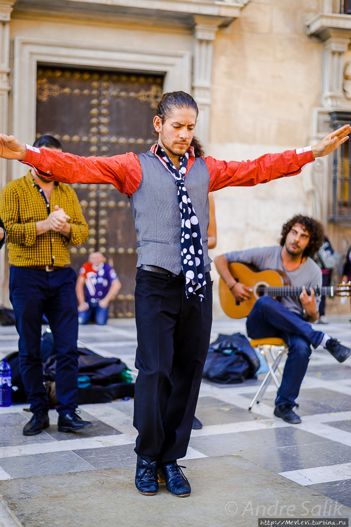 Уличное фламенко Гранада, Испания