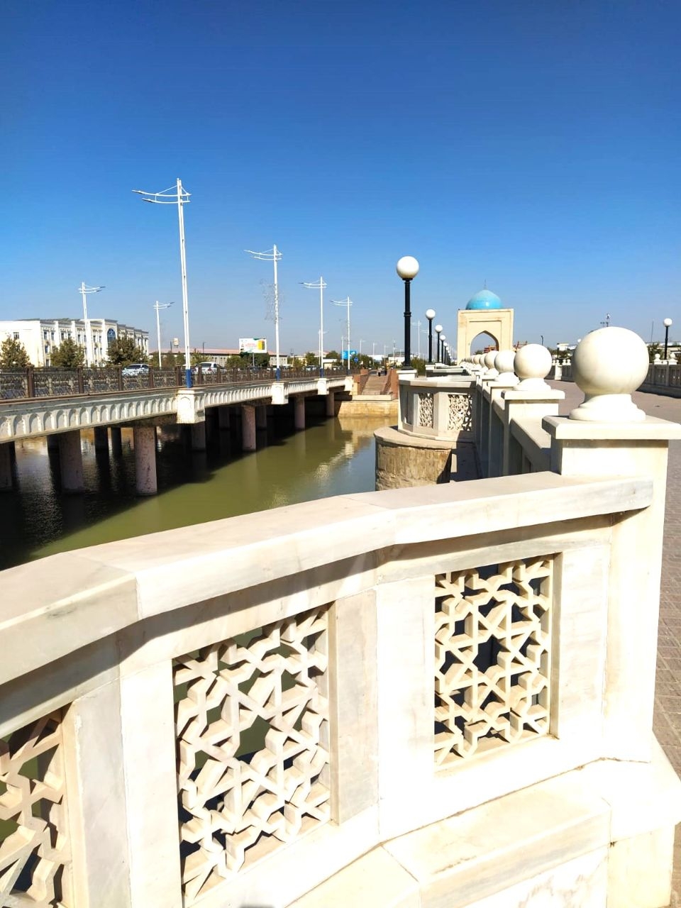 Мост Амира Тимура в Карши Карши, Узбекистан