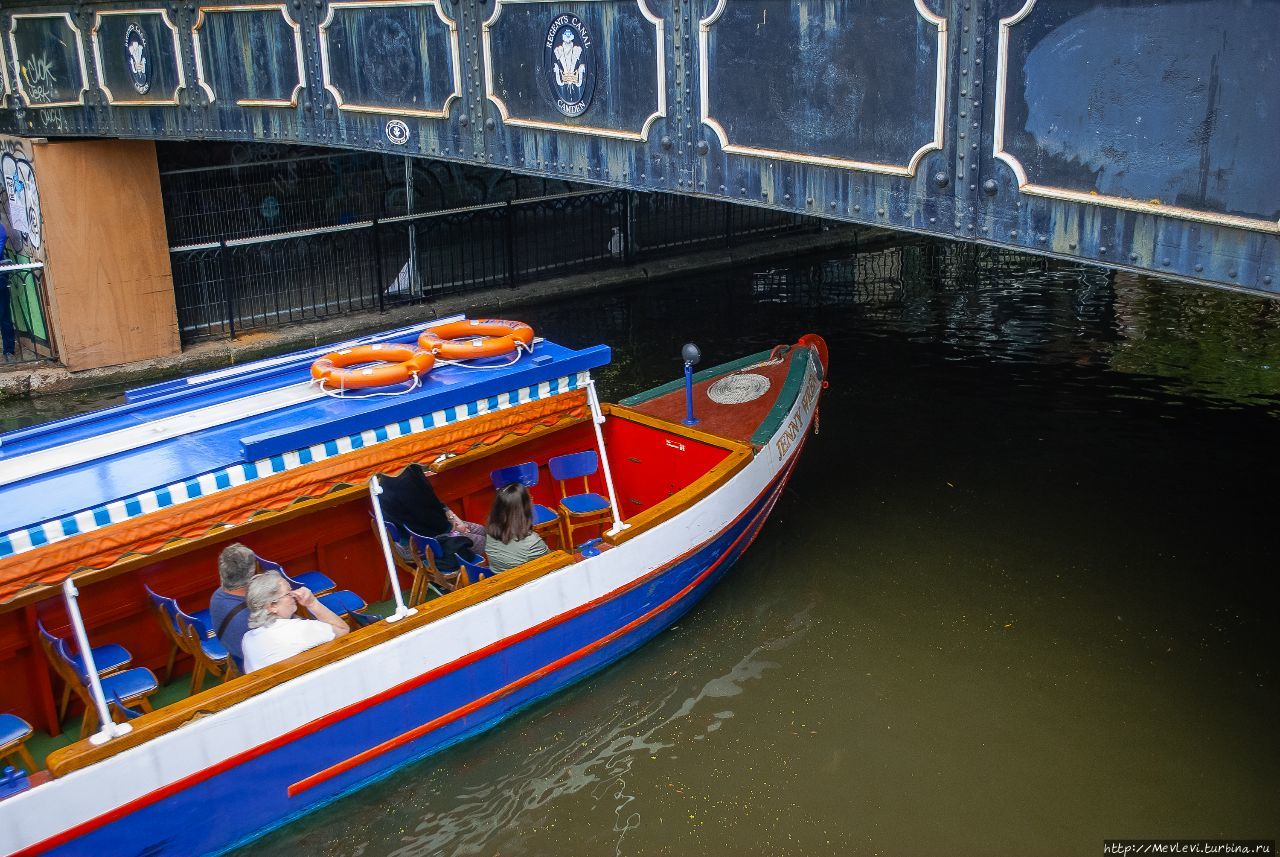 Знаменитый рынок у кэмденского шлюза (Camden Lock Market) Лондон, Великобритания