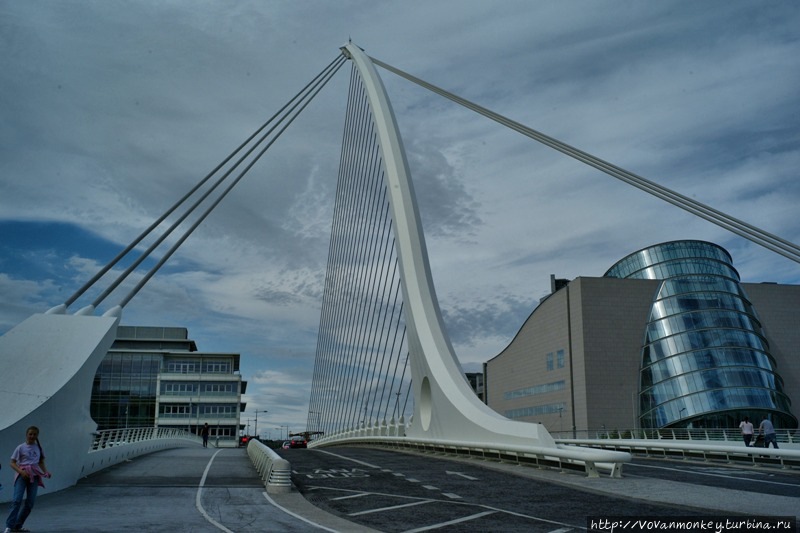 мост Samuel Beckett Bridge (2009) Дублин, Ирландия