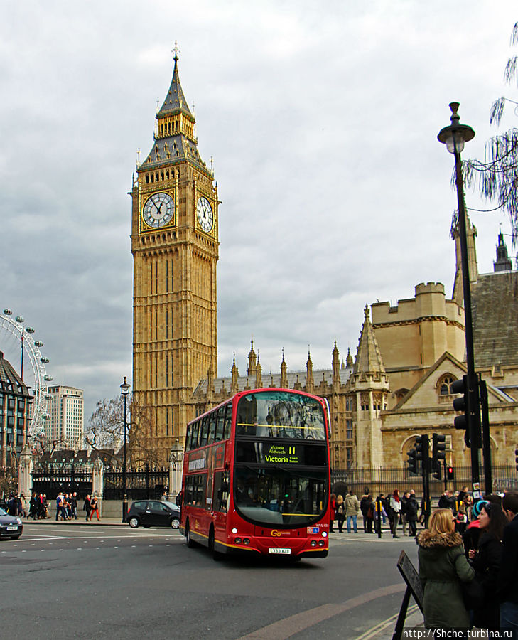 Парламентская площадь (Parliament Square) в Вестминстере Лондон, Великобритания