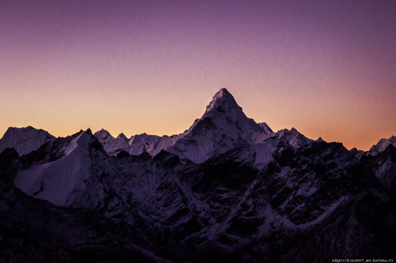Восхождение на Кала-Паттар (5550м) и дотронуться до Эвереста Горак-Шеп, Непал
