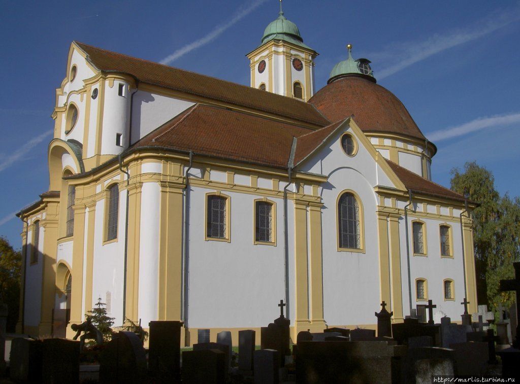 Wallfahrtskirche Herrgottsruh. foto Wikipedia Фридберг, Германия
