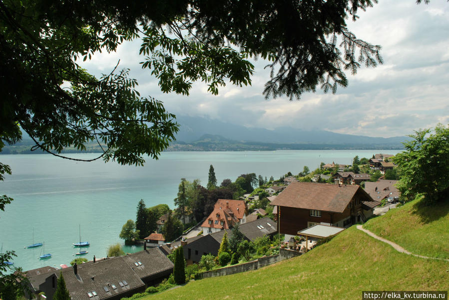 Красоты озера Тунерзее Интерлакен, Швейцария