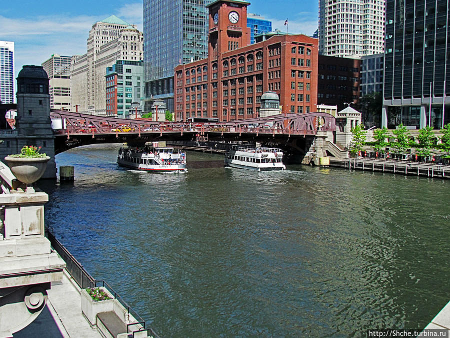 Прогулка вдоль реки в джунглях...бетонных. Chicago Riverwalk Чикаго, CША