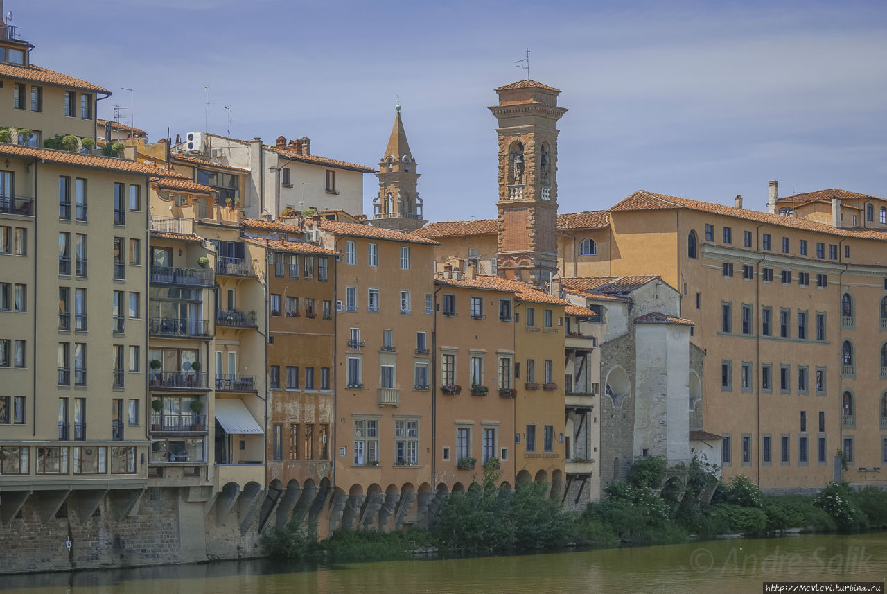 Золотой мост во Флоренции Флоренция, Италия