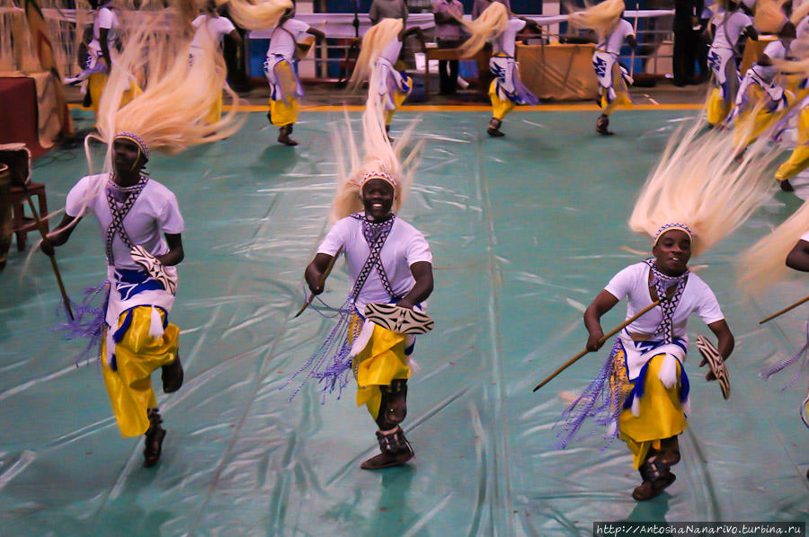 Руандийский танец. Кигали, Руанда