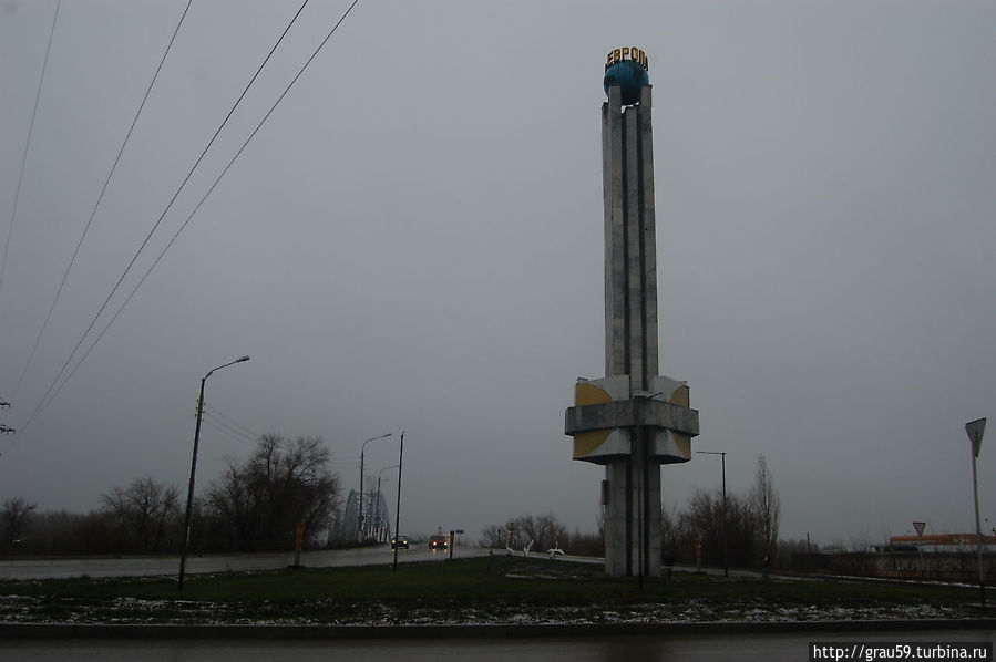 Вид со стороны Европы Уральск, Казахстан