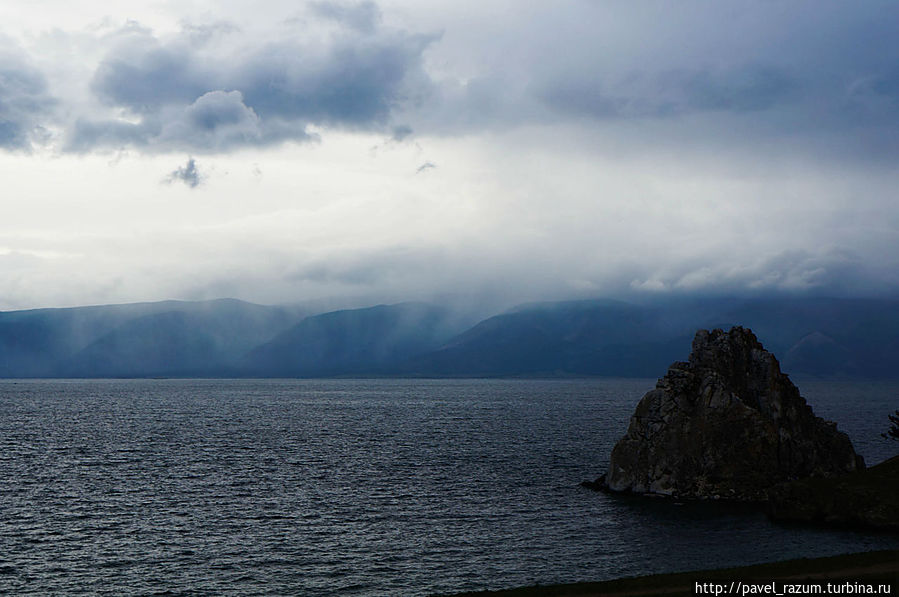 Погода на Байкале очень капризная и переменчивая Остров Ольхон, Россия