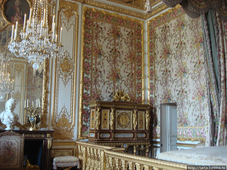 В комнате королевы Версаль, Франция