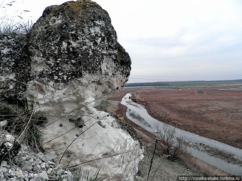 Меловые горы в донских степях Лысогорка, Россия