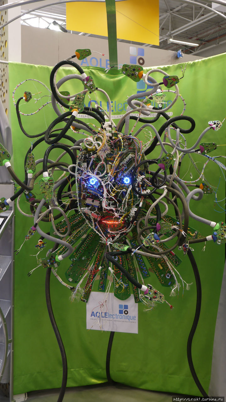 Вот, например, такая медуза-горгона Ле-Бурже, Франция