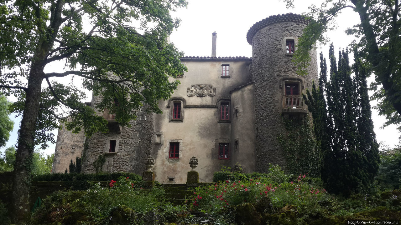 Настоящий замок с предками рыцарей Лангедок-Руссильон, Франция