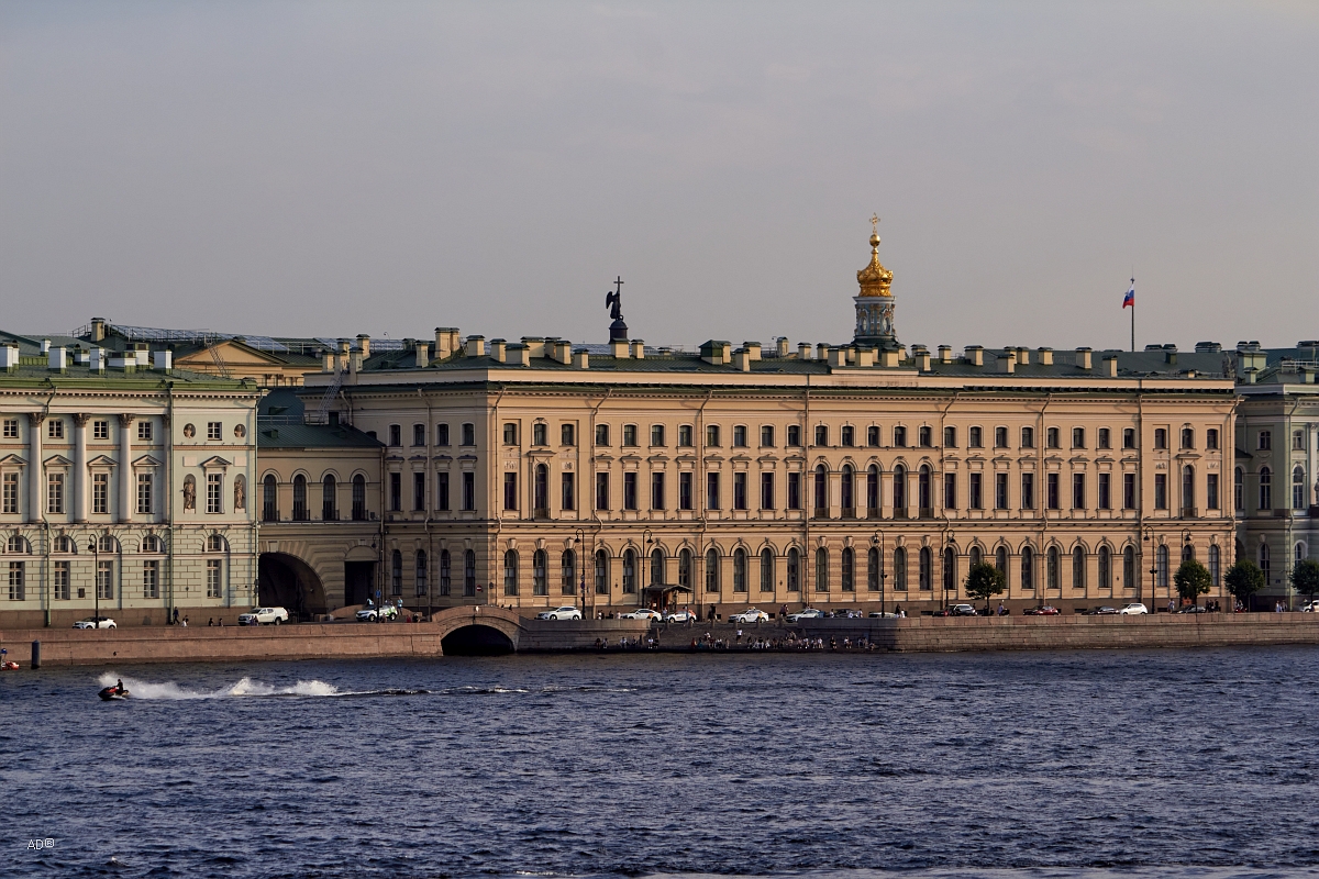 Виды Санкт-Петербурга со стен Петропавловской крепости Санкт-Петербург, Россия