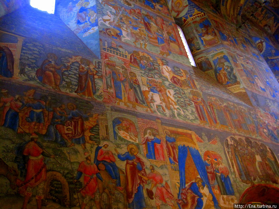 Фрески церкви Ильи Пророка Ярославль, Россия