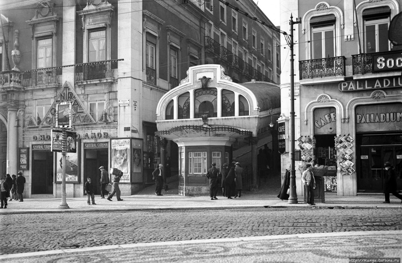 Несуществующий сегодня посадочный павильон (1931 г.). Из интернета Лиссабон, Португалия