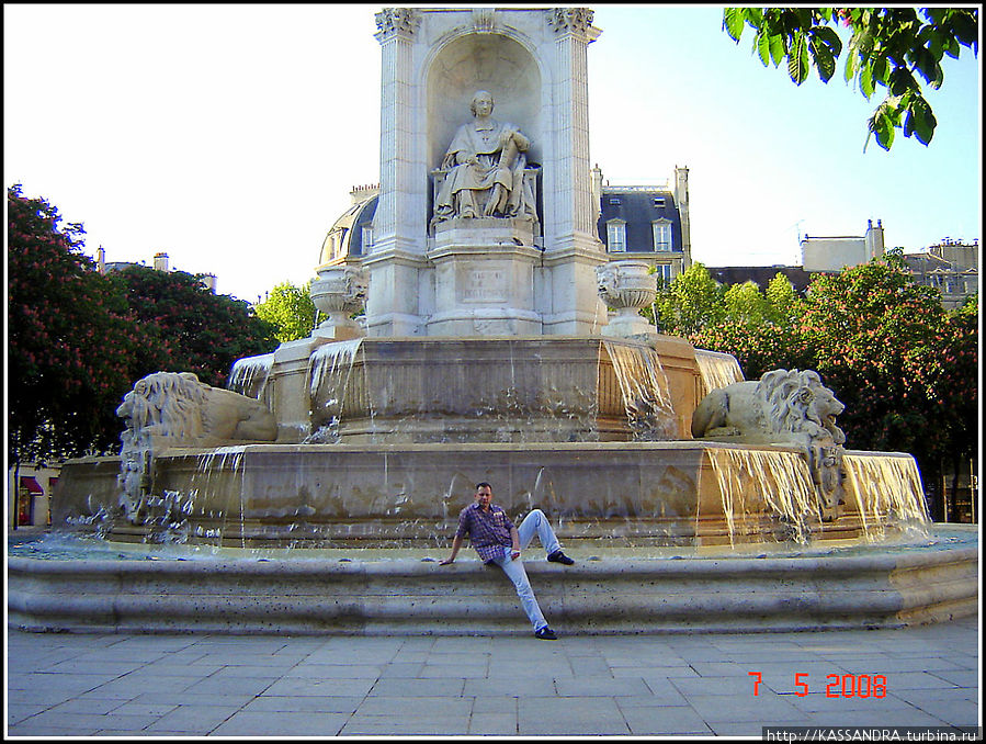Площадь Сен-Сюльпис Париж, Франция