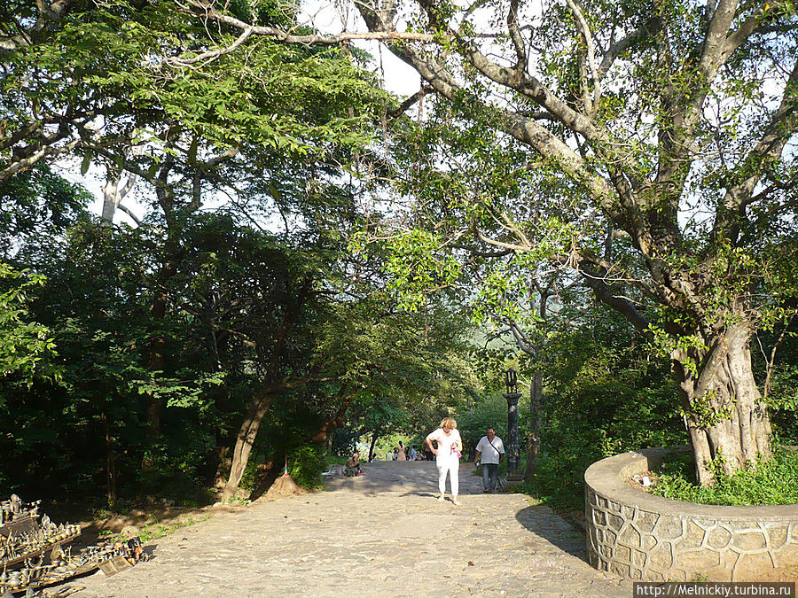 Прогулка по пещерному храму Дамбулла, Шри-Ланка