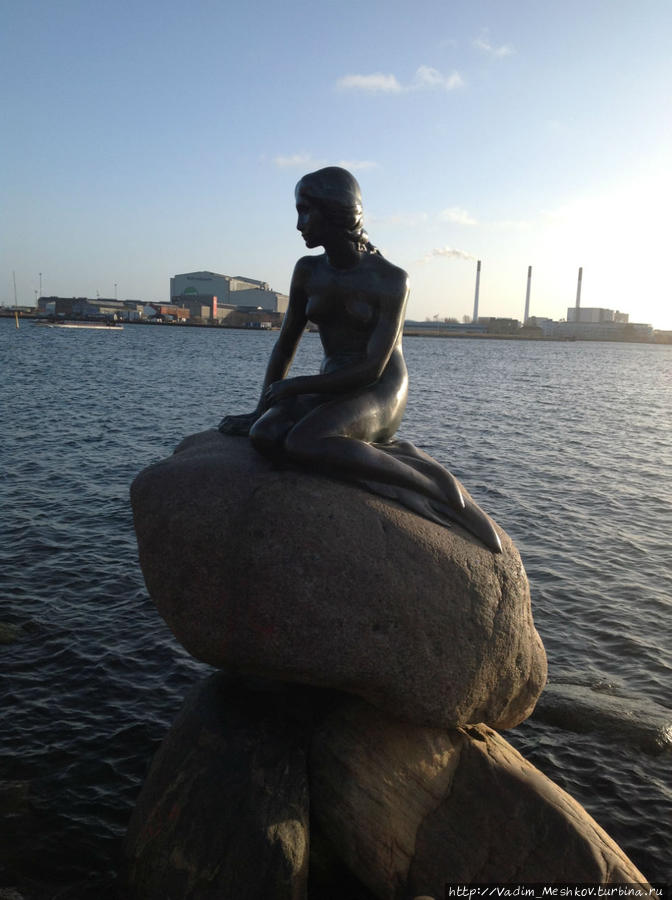 Русалка — символ Дании и Копенгагена, одна из самых знаменитых скульптур в мире.
Статуя часто становится жертвой вандализма. Копенгаген, Дания