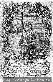 Катарина де Сан Хуан, изображенная на гравюре XVII века, которая, по преданию приняла обеты монахини в миру. Фото из Wikipedia Пуэбла, Мексика